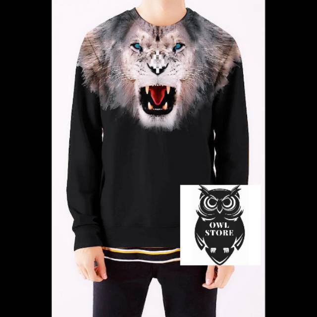 SWEATER MARCELO BURLON FULL PRINT DISTRO PREMIUM QUALITY IMPORT UNISEX