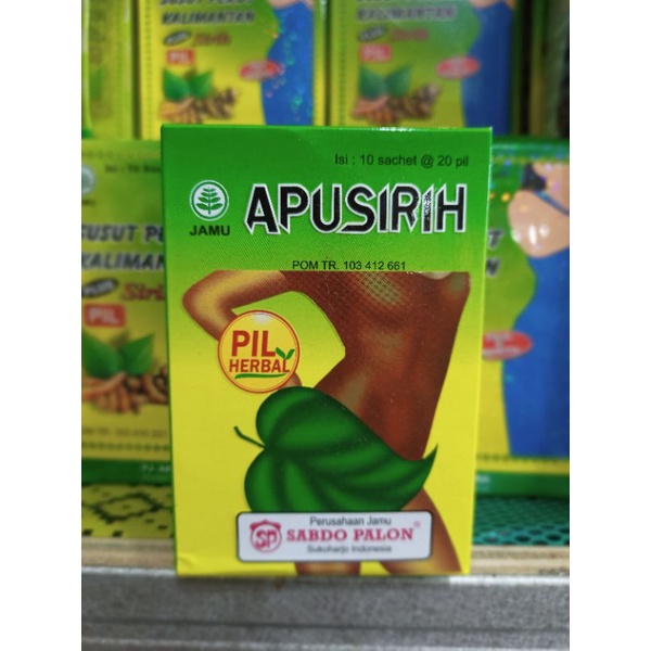 

Apu Sirih Pil