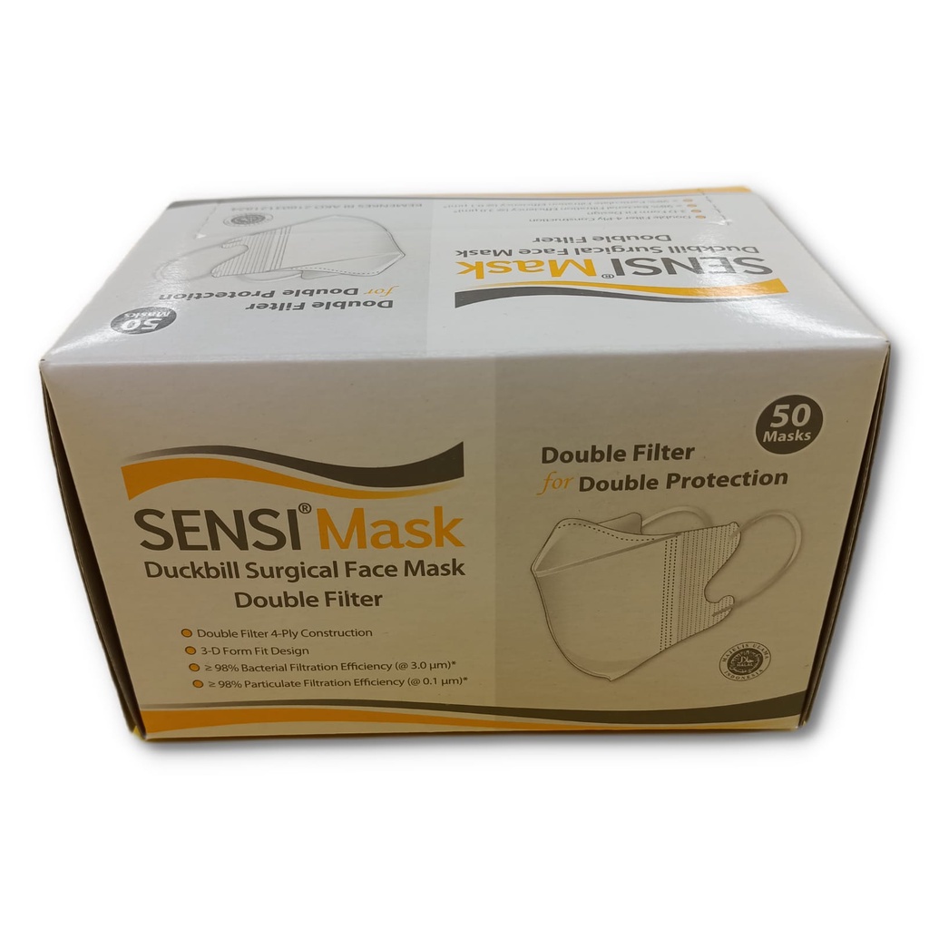 MASKER DUCKBILL SENSI ORIGINAL 4PLY (ECER)