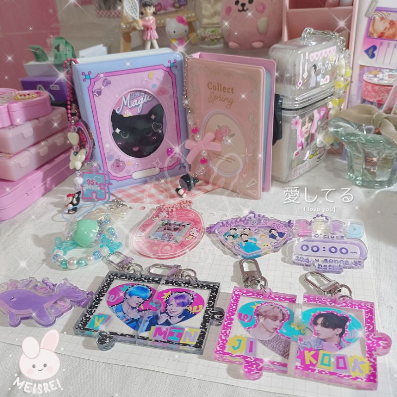 °preloved ♡ WTS KEYCHAIN KEYRING KOLBUK COLLECT BOOK BTS KPOP PHOTOCARD