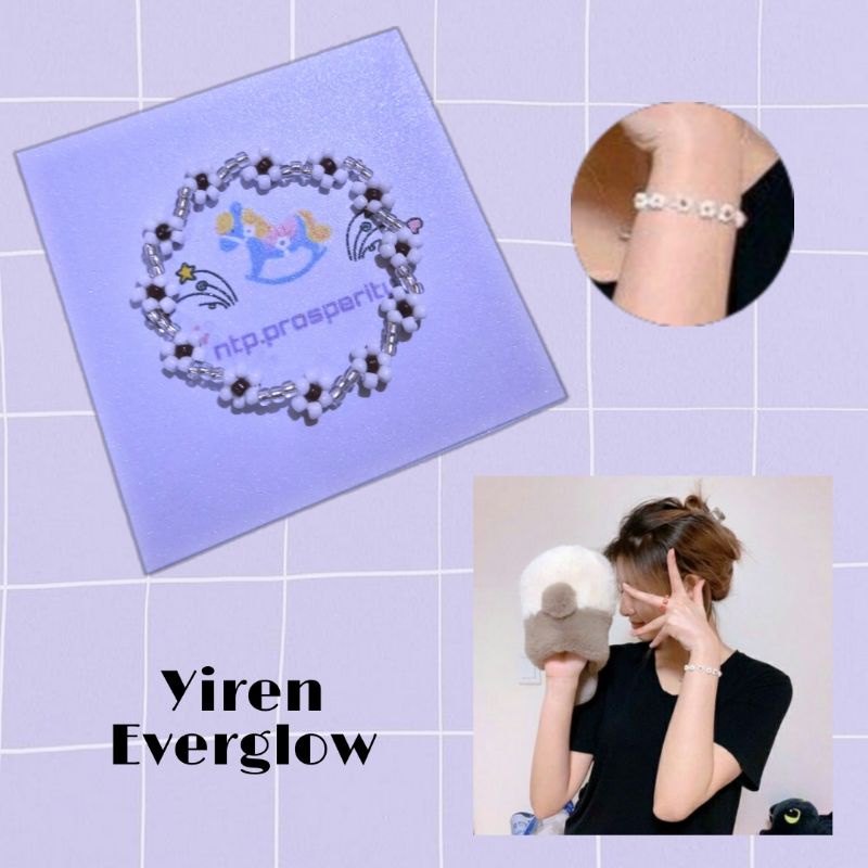 Gelang idol korea / Kpop idol bracelet ( Yiren Everglow )