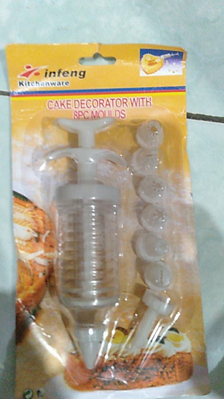 Spuit Alat Hias Kue 8 In 1 Suntikan Cake Decoration Set Peralatan Hias Kue Hias Tart Kue Kering Unik