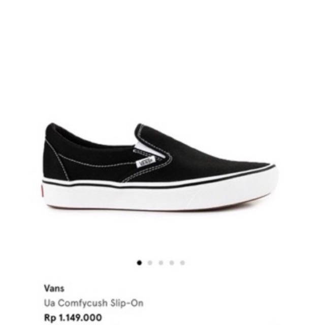 comfycush vans slip ons
