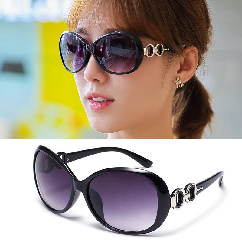 Sunglasses/Kacamata Wanita Gaya Korea Kacamata Fashion Kuil Logam Wanita/Pria unisex