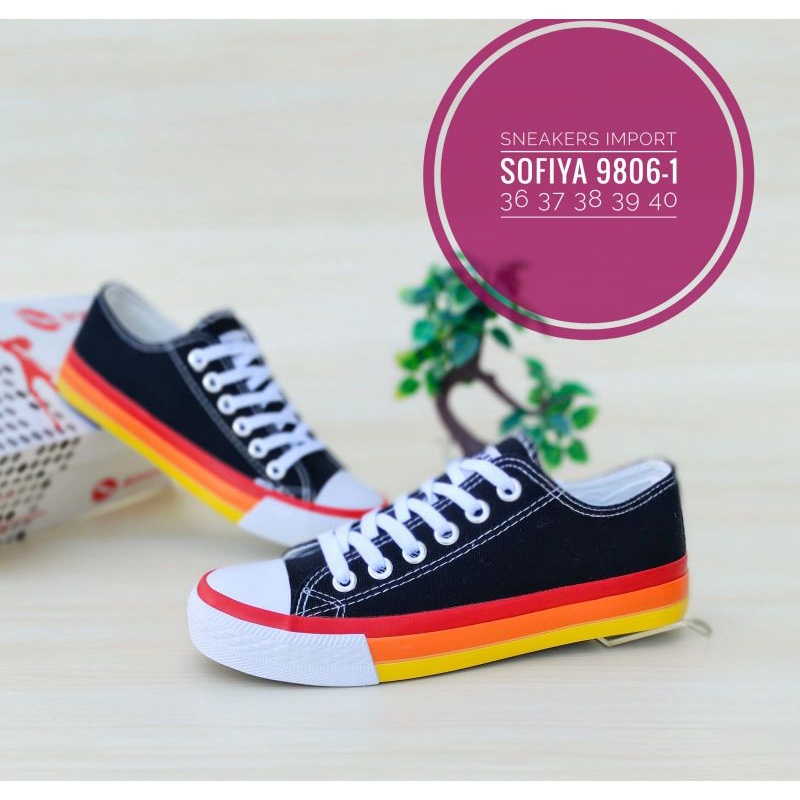 Sepatu Sneakers Wanita Sofiya Import