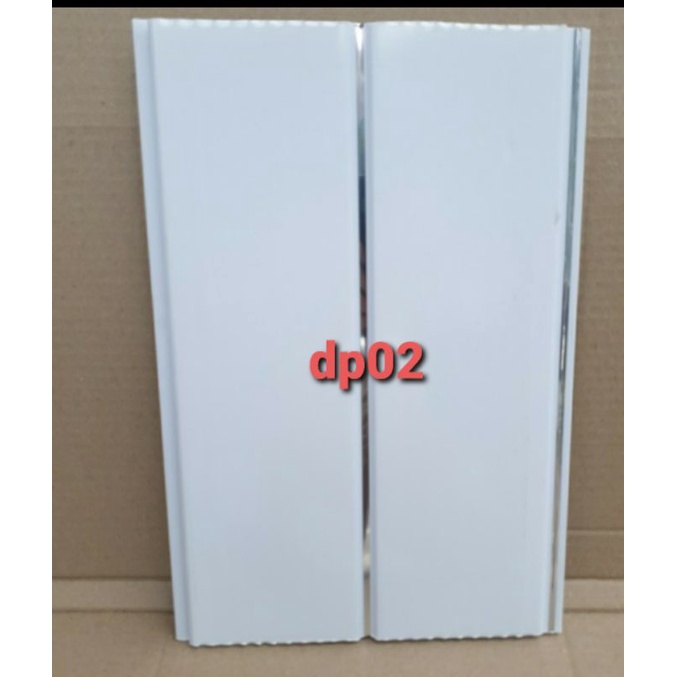 plafon pvc putih nat silver