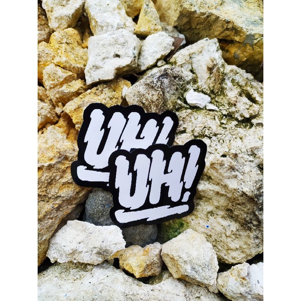 

Sticker Uhh!! zigzag later Graftac Stiker Brand High Quality Waterproof Pop Art Decal