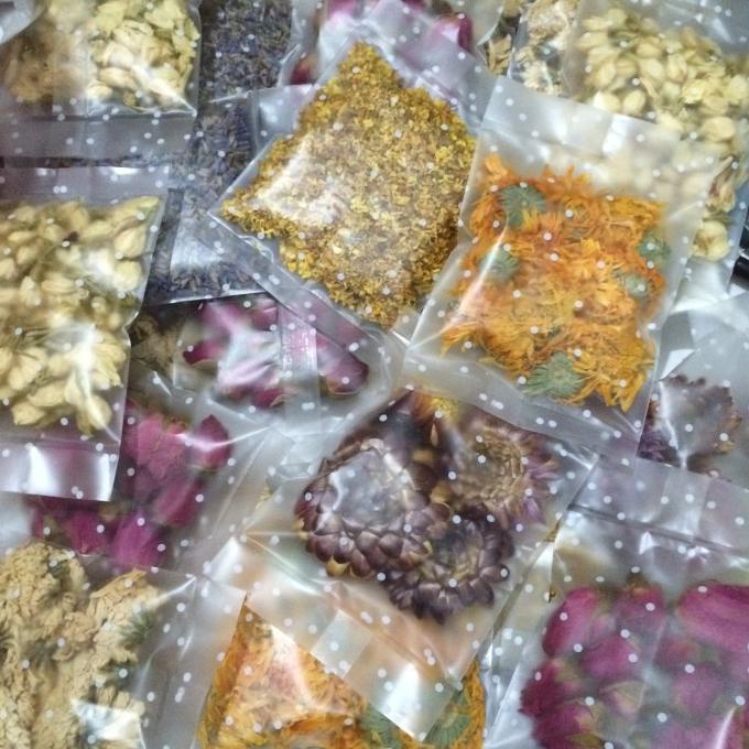 

Paket tester flower tea teh bunga