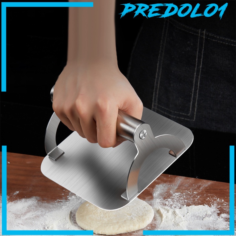 (Predolo1) Alat Press Daging Burger Profesional Anti Lengket