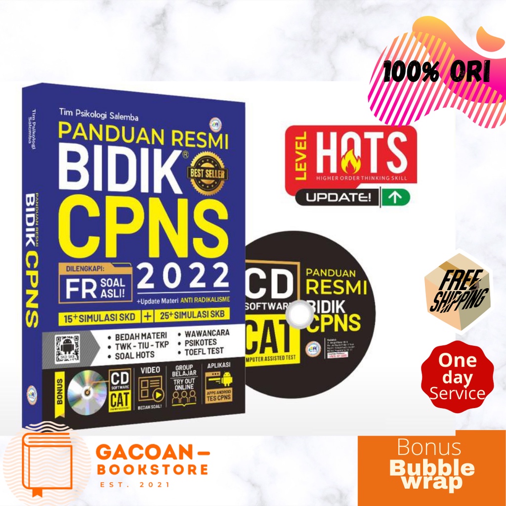 BUKU SOAL CPNS  Buku Panduan Resmi Bidik CPNS 2021 - 2022