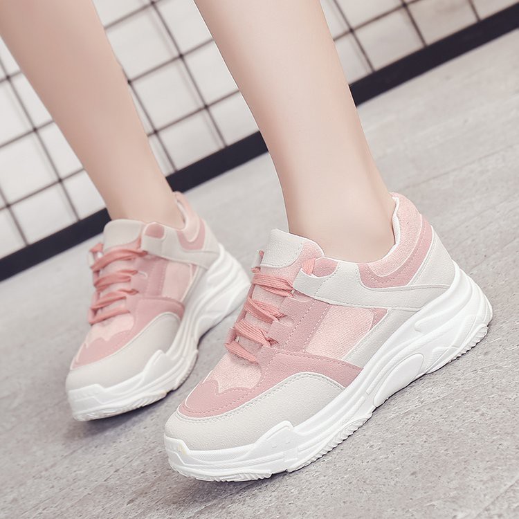 IELGY Sepatu Sneakers Wanita Model Sport Korea Casual 