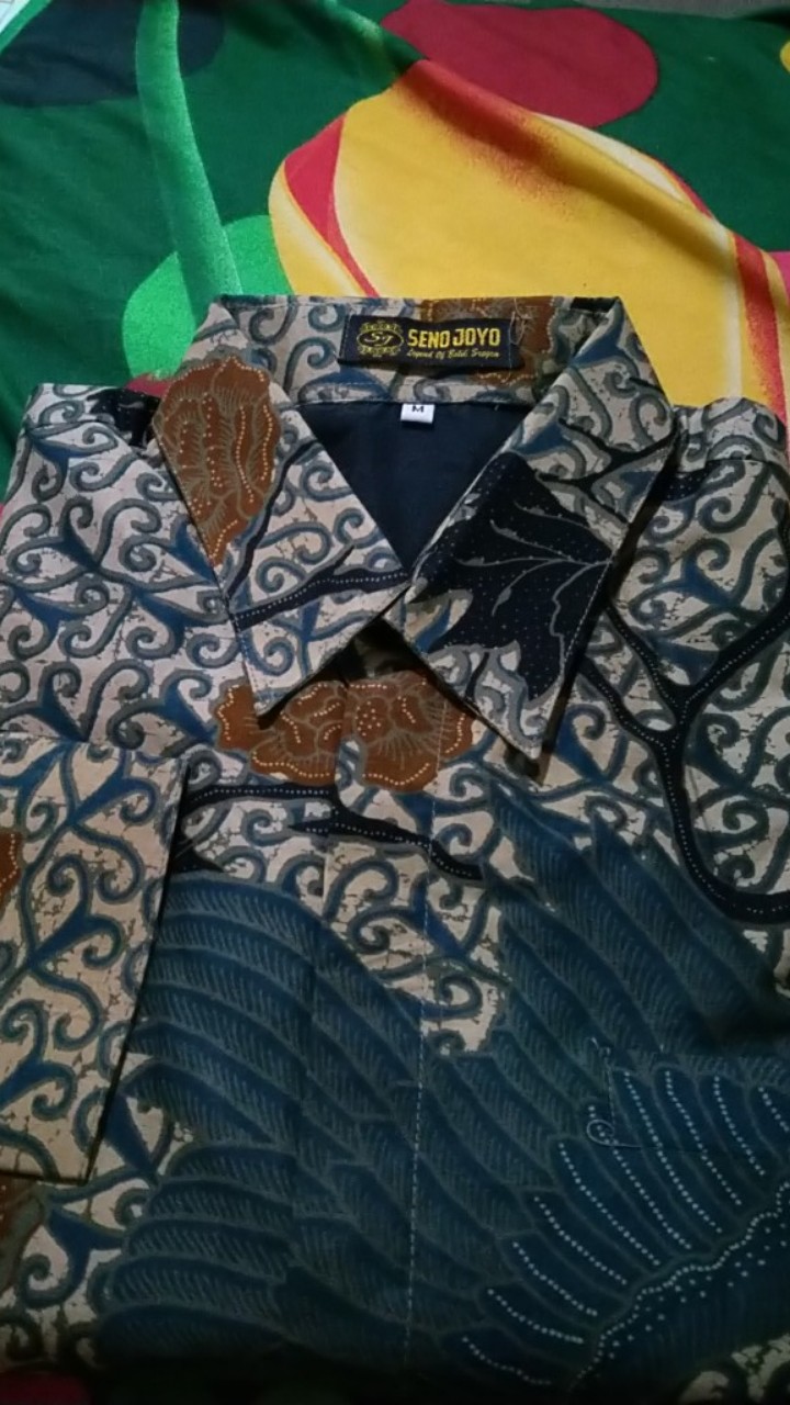 Kemeja Batik Pria Panjang Cendrawasih Ijo Full Furing