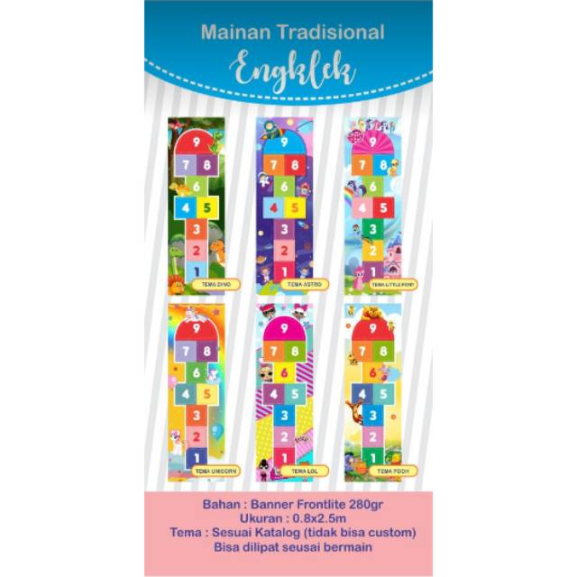 Paket combo jumbo ular tangga + engklek