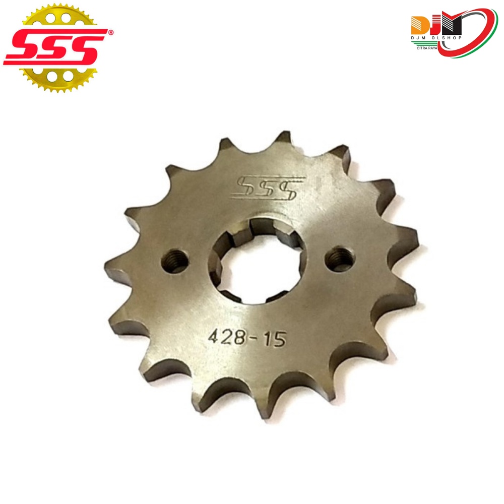 SSS Gear Depan 428 KCT Honda Megapro Verza Sonic Cb 150R Cbr 150R