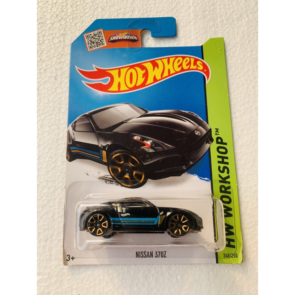 HOT WHEELS HOTWHEELS NISSAN 370Z HITAM HW WORKSHOP DIECAST MOBIL HOTWILS HOTWEEL LANGKA MURAH TRACK