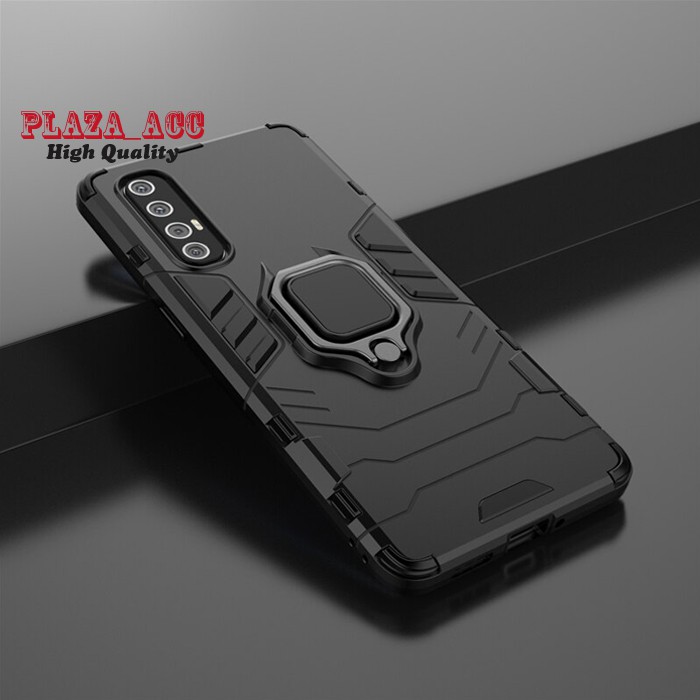 Premium Case Oppo Reno 3 Pro - Casing Oppo Reno 3 Pro Case Armor Ring Cover