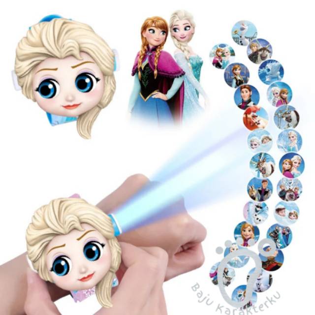  Jam  Tangan  Proyektor FROZEN Shopee Indonesia