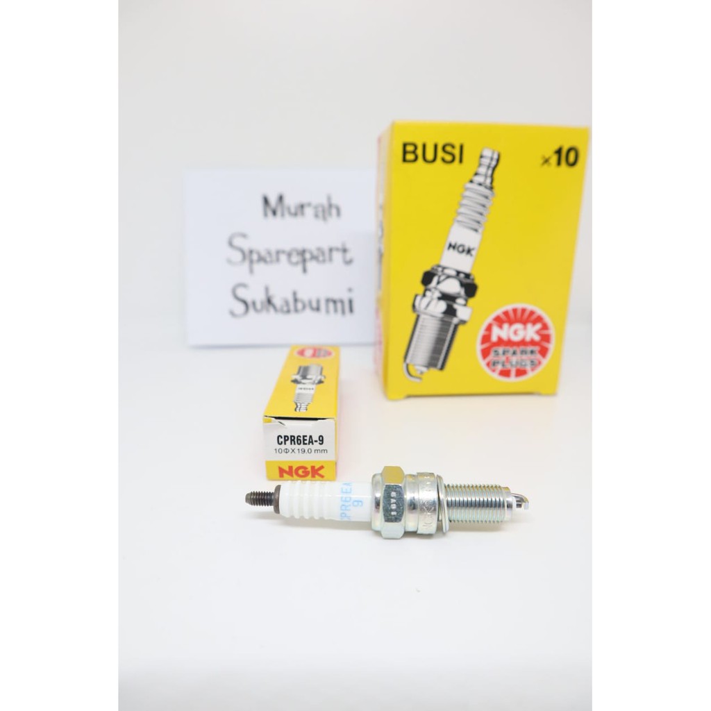 BUSI NGK ORIGINAL CPR6EA-9 DIJUAL PER DUS ISI 10PC