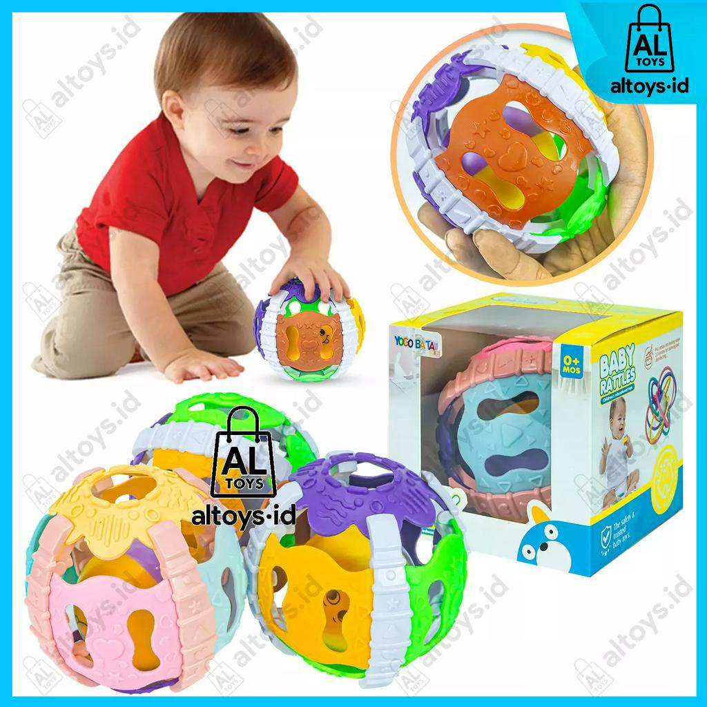 Mainan Gigitan Bayi Bola Manhattan Teether Bayi - Baby Rattle Toys Wholesale YB14