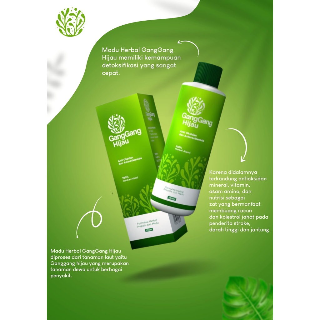 Madu Herbal Ganggang Hijau Ampuh Untuk Darah Tinggi Original BPOM