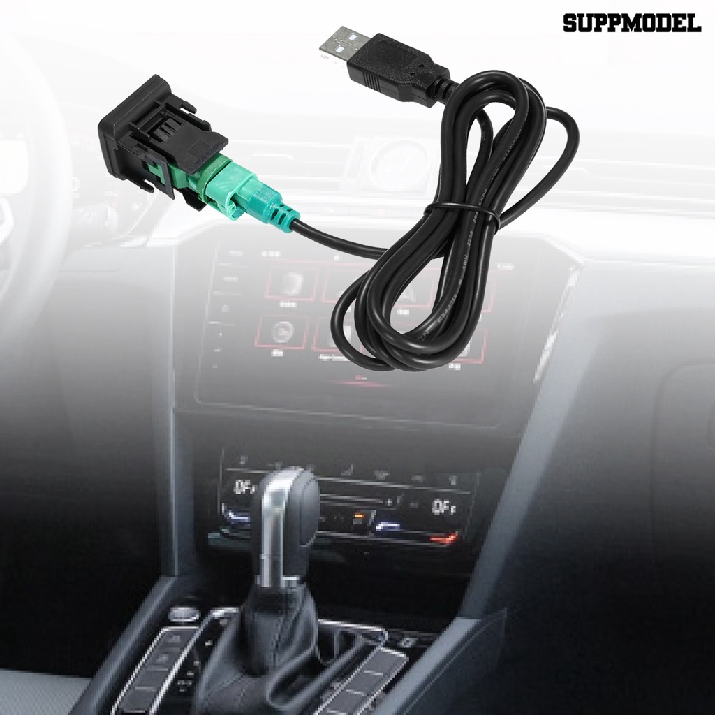 Kabel Adapter Audio CD Player USB 130cm Plug Play Untuk Volkswagen
