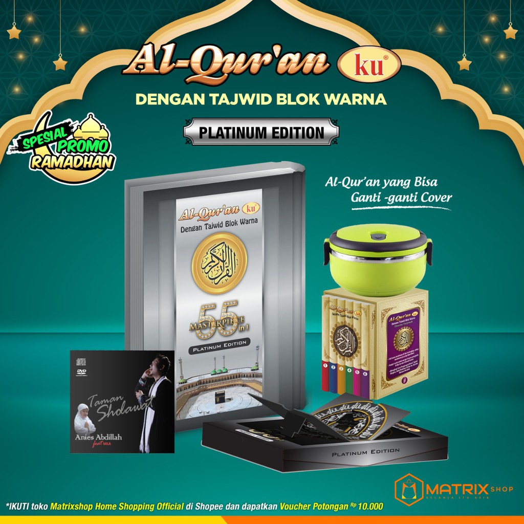 AL QURANKU MASTERPIECE 55 IN 1 PLATINUM EDITION | KAJIAN ALQURAN LENGKAP | AL QURAN DAN TERJEMAHAN
