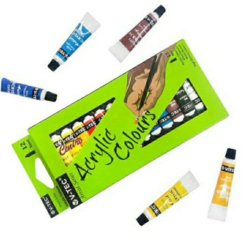 

Cat Acrylic Vtec 12 Warna