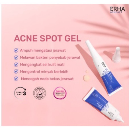 ✨SHASYA✨ ERHA ACNEACT SERIES Acne Back Spray 60ml | Acne Pressed Powder 13g | Acne Spot Gel 10g | ACSBP 60gr