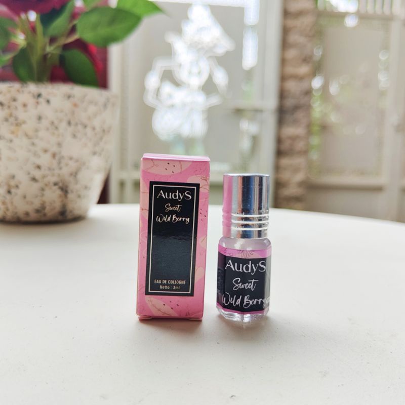 Parfum Roll On Wild Berry Audys aroma berry Bpom 3ml