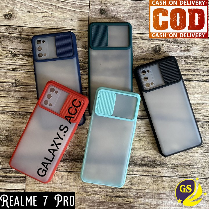 Realme 8i 8 Pro 5G REALME C35 C25S C25 C21 C20 C17 C15 7i 7 6 5 Pro 5 5i 5s Slide Case Protection Camera Pelindung Matte Candy Sliding Pelindung Kamera