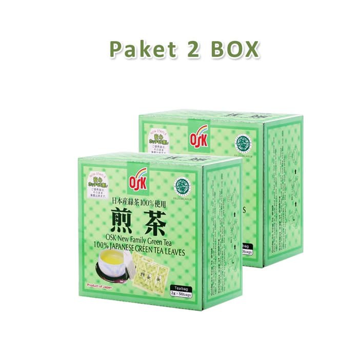 

OSK Japanese Green Tea 50's paket 2 box