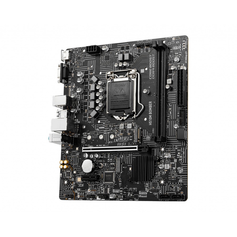 Mainboard MSI H510M-Bomber LGA1200 Gen 11 - MSI H510M Bomber LGA 1200 Intel Gen 11