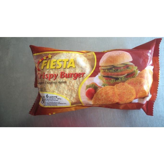 

[COD] fiesta crispy burger 360 gr [COD]