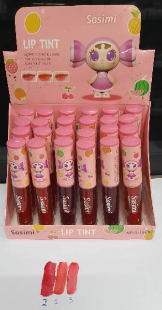 PROMO PER12PCS!!!LIP TINT SASIMI MOISTURIZING LIQUID 1957