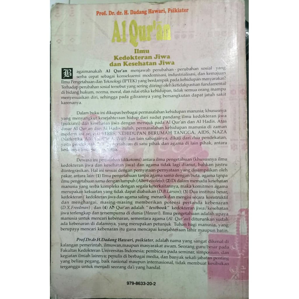 Alquran Ilmu Kedokteran Jiwa Dan Kesehatan Jiwa Prof Dr dr MZOE