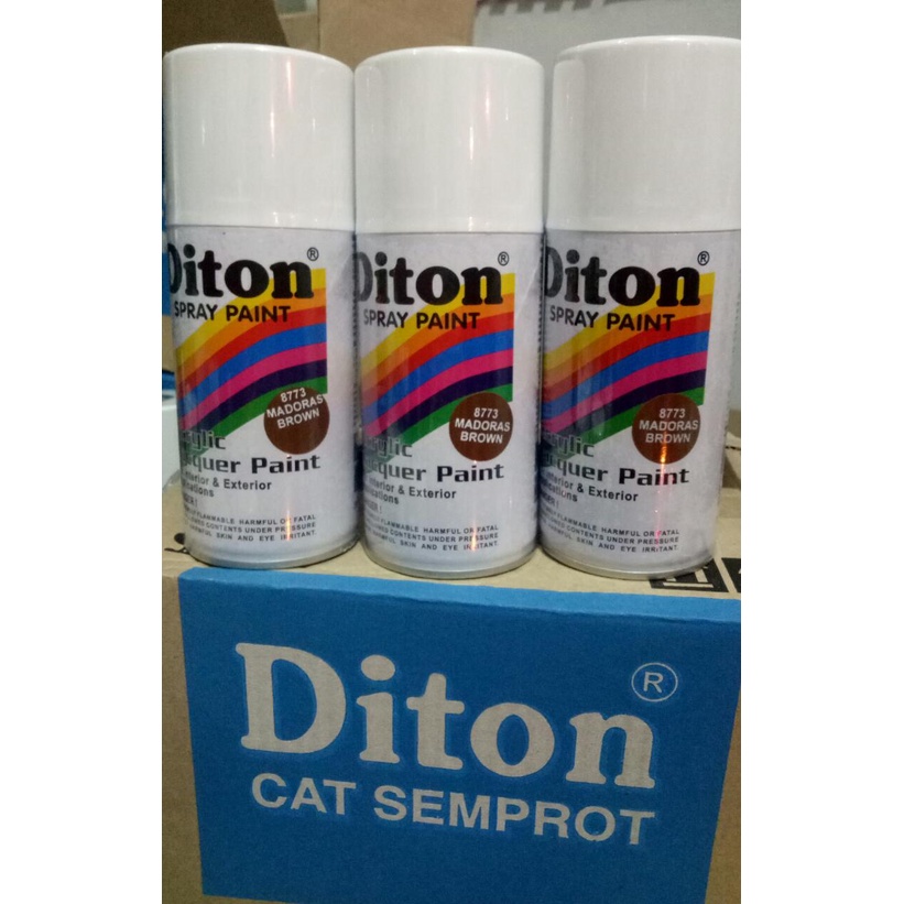 cat semprot pilok pilox diton madoras brown 8773 300cc coklat madoras 300cc