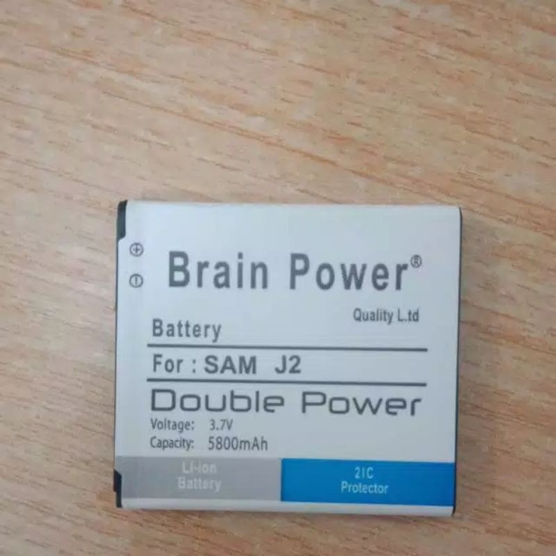 Batre baterai double power Samsung J2