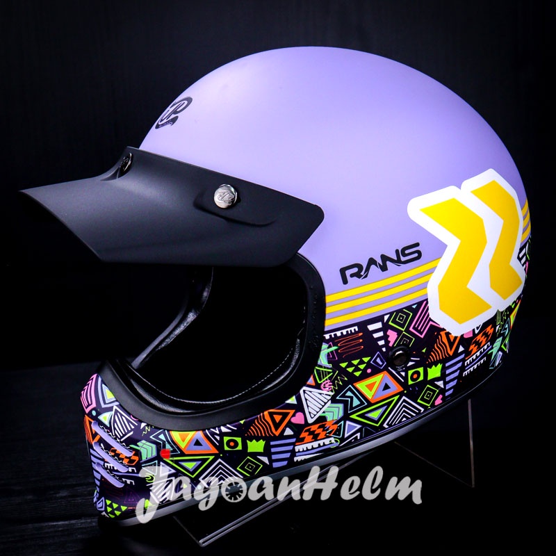 JPX HELM JP SIGNATURE NOHEA RANS SE | LIGHT VIOLET DOFF | RETRO