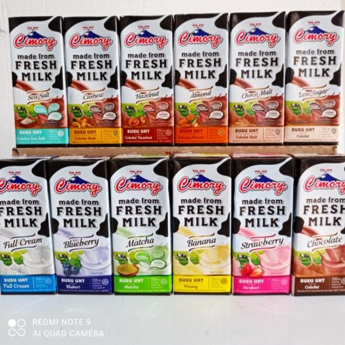 

BAYAR DITEMPAT 1 DUS SUSU CIMORY UHT CHOCO SERIES FRESH MILK 250 ML - MIXED
