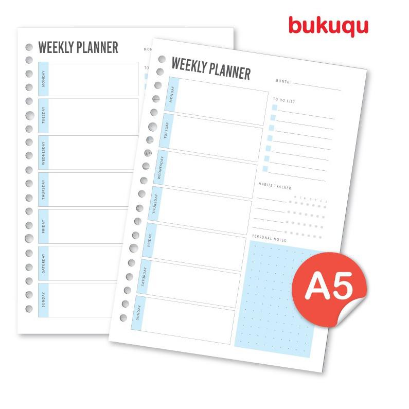 

Ready stock DSN A5 Loose leaf - Weekly Planner by Bukuqu 7U Diskon'