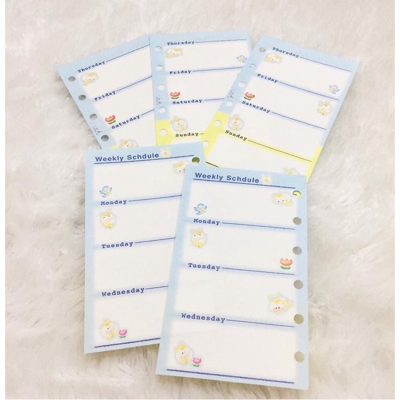 

Isi Refill Kertas File Diary Ordner Stationery Set Made in Korea