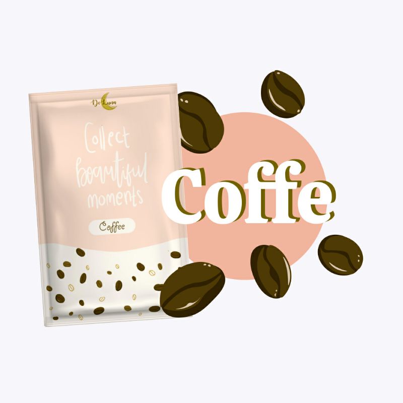 (DISTRIBUTOR RESMI) Deluna Masker Wajah Organik Varian Coffee