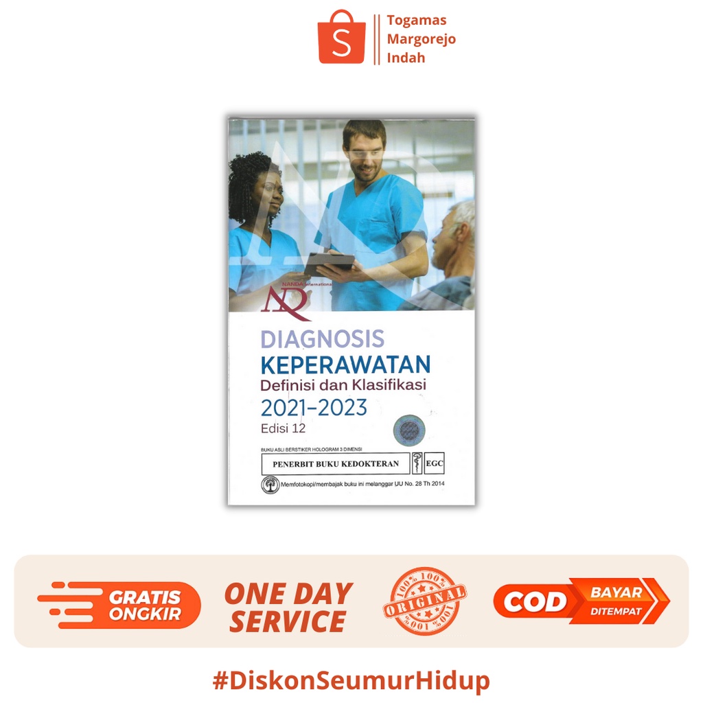 DIAGNOSIS KEPERAWATAN DEFINISI DAN KLASIFIKASI 2021-2023 ED. 12 // NANDA INTERNATIONAL