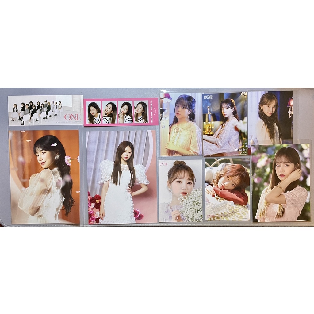 IZ*ONE Photopack Vampire Eyes on Me Yuri Chaewon IZONE Yujin bookmark oneiric theater ticket ot mini