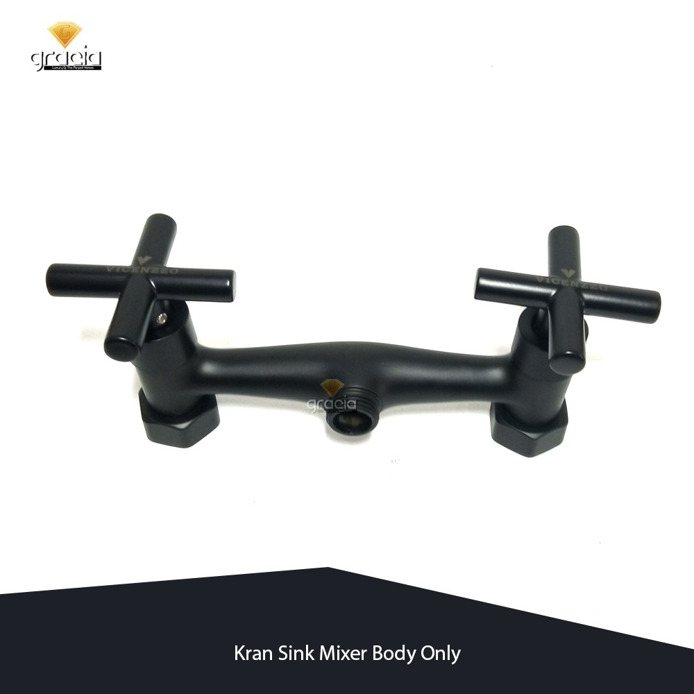 Body Only Kran Sink Mixer Panas Dingin Kuningan SERIE BLACK / Kran shower / Kran Bathub / Kran wastafel