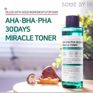 [Ready stock] Some By Mi AHA BHA PHA 30 Days  Miracle Toner 150ml K-beauty