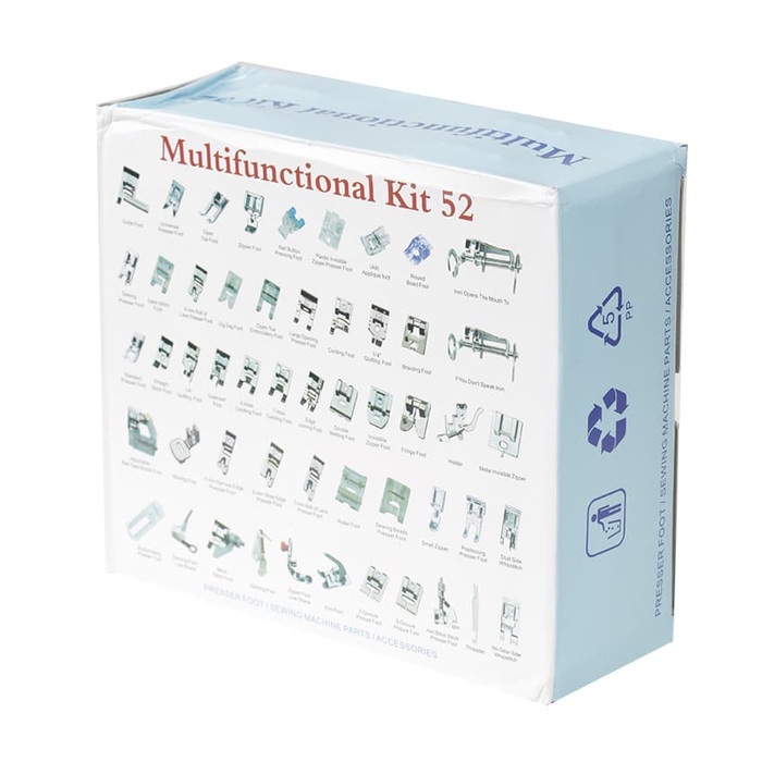 SET SEPATU MESIN JAHIT PORTABLE MULTIFUNCTIONAL 52 KIT +BOX PENYIMPAN