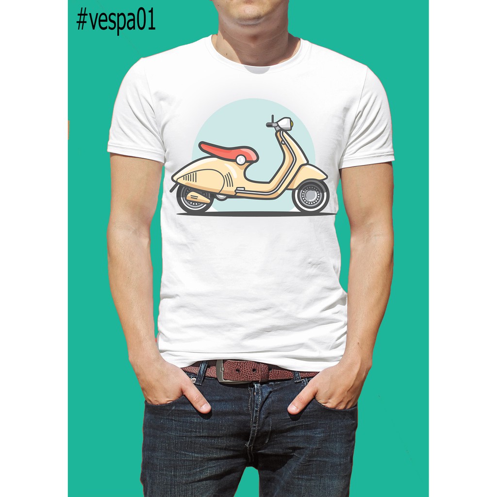  Kaos  3d  Gambar Vespa Markas3d