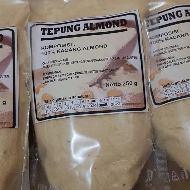 

oaie tepung almond curah murah berkualitas, almond flour ses1