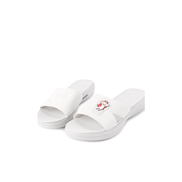 SANDAL SLIDE HUSH PUPPIES WANITA ORIGINAL CASUAL TERBARU ABU-ABU HW09